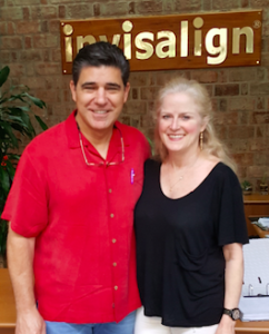 Dr. Moreau and Julie touring the Invisalign facility while in Costa Rica for a mission trip.